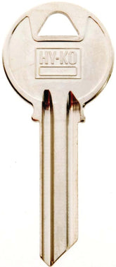 Hy-Ko 11010Y2 Key Blank, Brass, Nickel, For: Yale Cabinet, House Locks and Padlocks